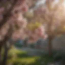 A healthy fruit tree in full bloom, showcasing the beauty of spring