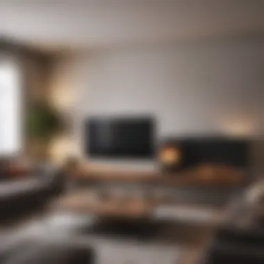 Creative furniture solutions for maximizing small living rooms with fireplaces