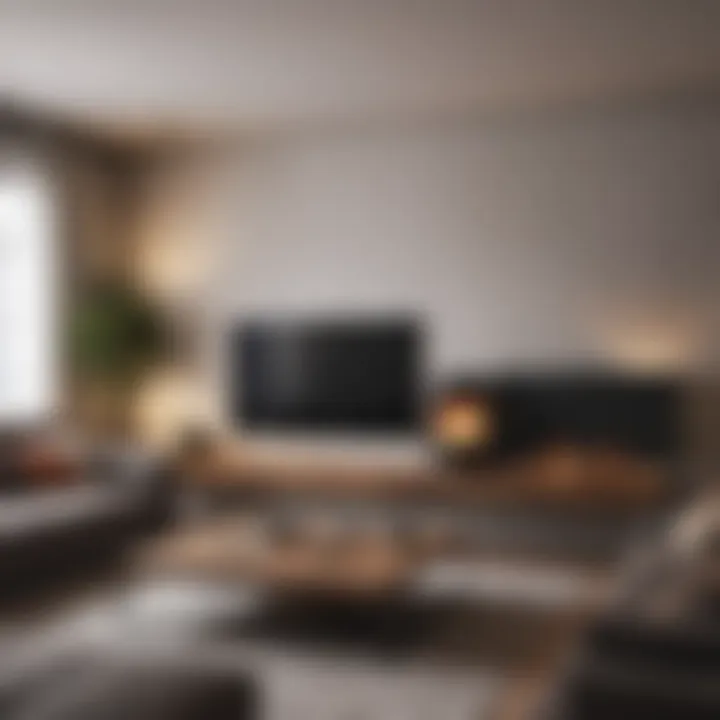 Creative furniture solutions for maximizing small living rooms with fireplaces