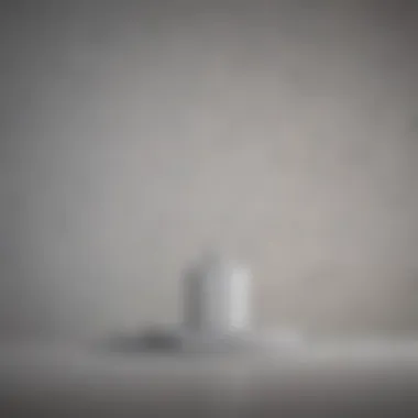 Artfully arranged charger cords in a minimalist setting