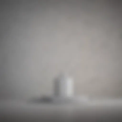 Artfully arranged charger cords in a minimalist setting