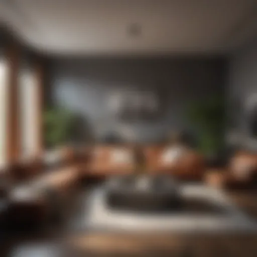 Stylish Living Room Arrangement