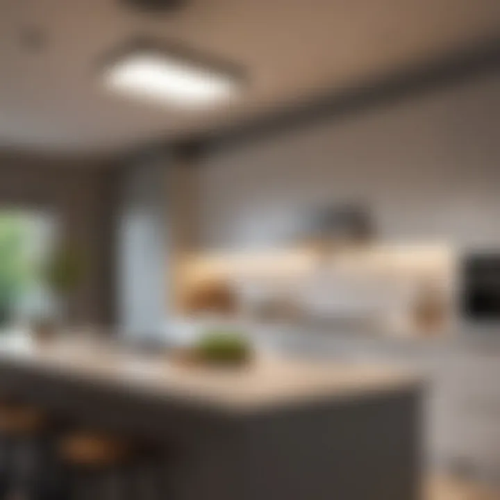 Innovative technology integrated into kitchen lighting