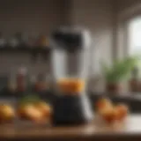 A sleek personal blender showcasing its modern design