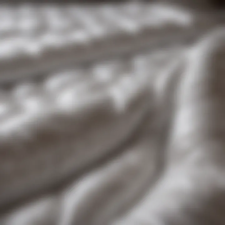 Diagram illustrating insulation factors in duvet inserts