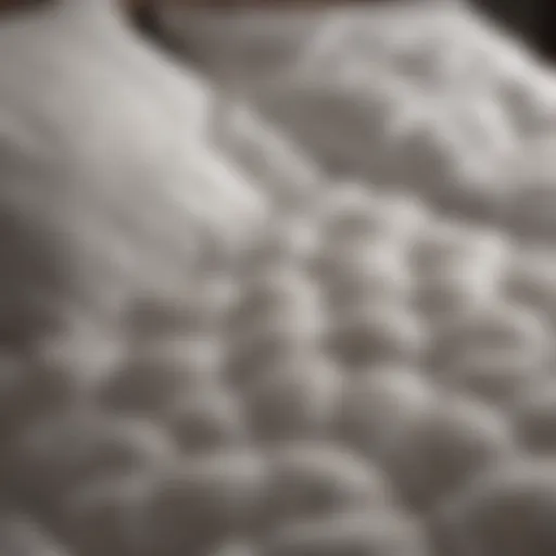 Luxurious fluffy duvet insert showcasing premium materials