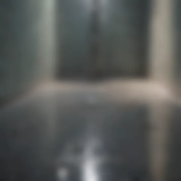 Aesthetically pleasing shower floor designs