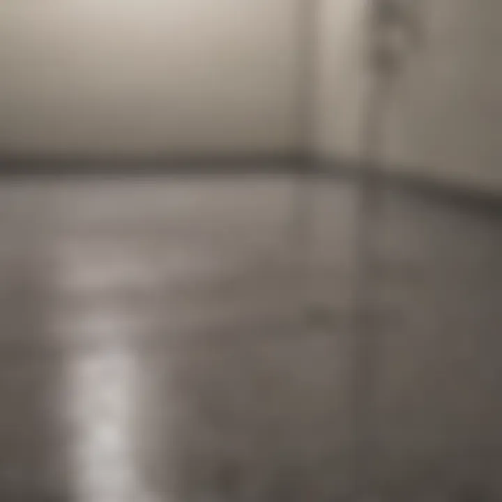 Moisture-resistant paint options for shower floors