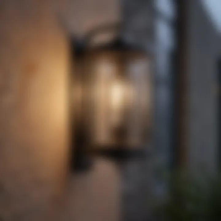 Stylish solar wall sconces enhancing outdoor aesthetics