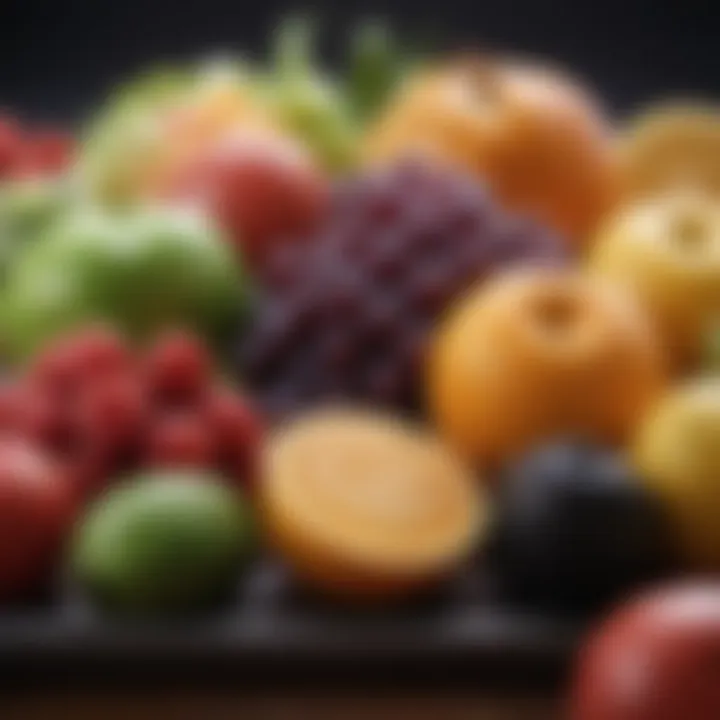 Assorted fruits ready for juicing, illustrating variety and nutrition