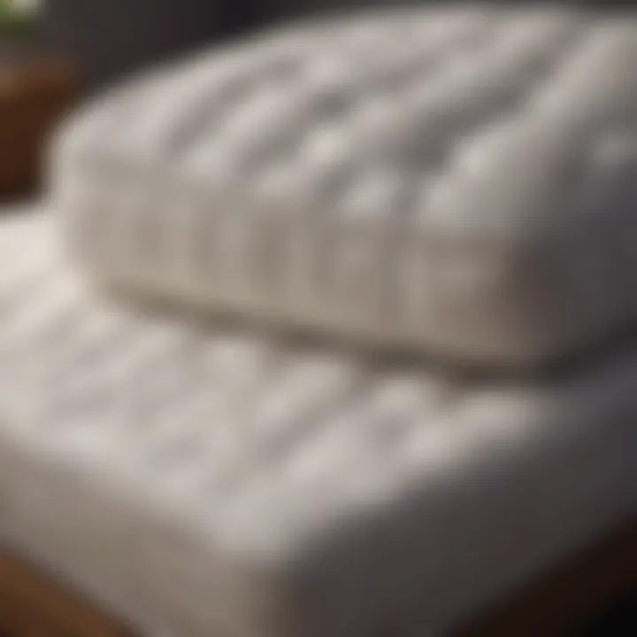 Different types of mattress toppers displayed for comfort enhancement