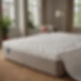 Elegant design of the Tempur-Pedic flip mattress showcasing its unique construction