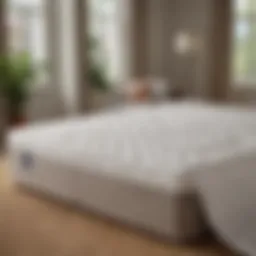 Elegant design of the Tempur-Pedic flip mattress showcasing its unique construction