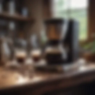 Exploration of Brewing Methods Diverse brewing methods displayed with various coffee makers