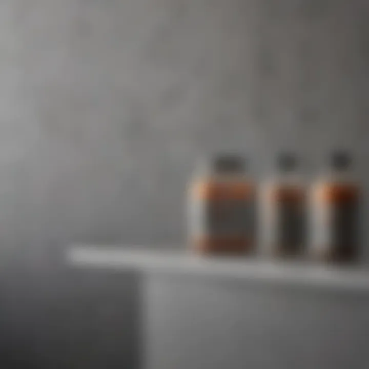 Comparison of different paint finishes