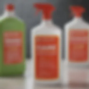 Warning labels on cleaning products