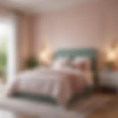 Soft Pastel Colors for an Elegant Space Elegant bedroom featuring soft pastel colors