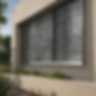 Contemporary Metal Shutters for Modern Privacy Contemporary metal shutters providing sleek privacy