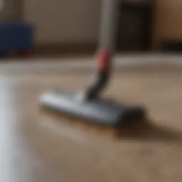 Essential mopping tools arranged on a clean surface