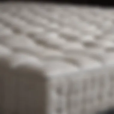 Innovative Mattress Construction Close-up of unique mattress construction elements
