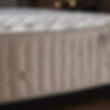 Premium Materials in Luxury Mattresses Luxurious mattress showcasing premium materials