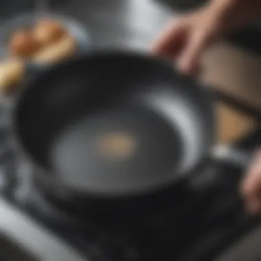 Care instructions for maintaining non-stick fry pans