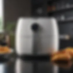 Sleek design of the latest Philips air fryer
