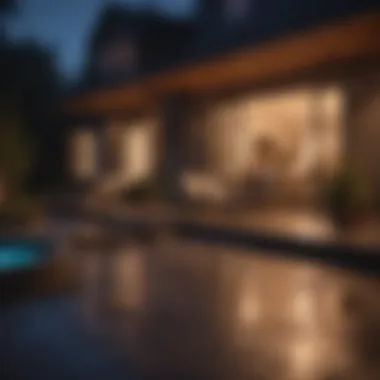 Safety and Security in Patio Lighting Design Safety features of well-lit patio ensuring security at night