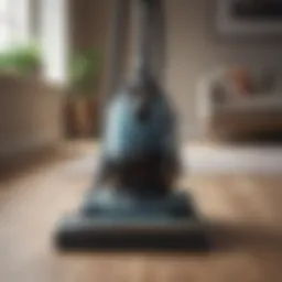 Modern vacuum cleaner designed for carpets and hardwood
