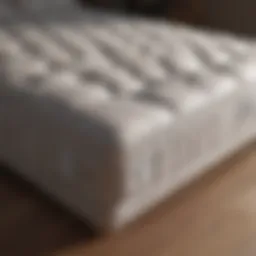 Dimensions of a twin size mattress depicted