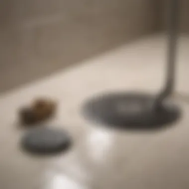 Essential Tools for Unclogging Shower Drains Various tools for unclogging a shower drain displayed