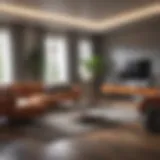 Modern living room showcasing innovative furniture arrangement