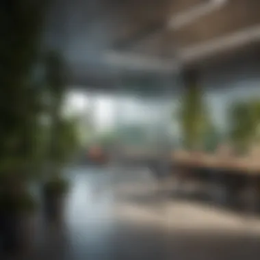 Creative Office Design with Glass Partitions Innovative office layout using glass walls