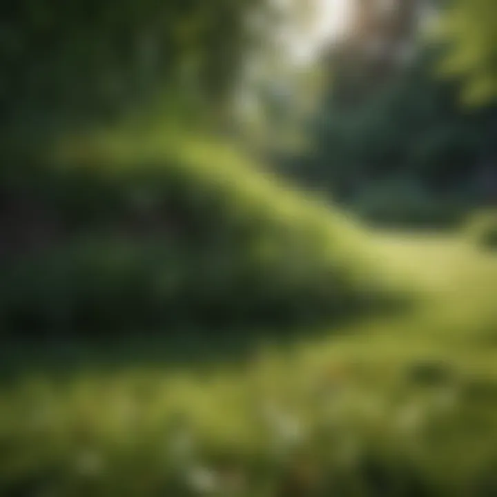 Cost breakdown infographic for grass landscaping