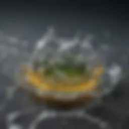 Chemical structure of silicone compound