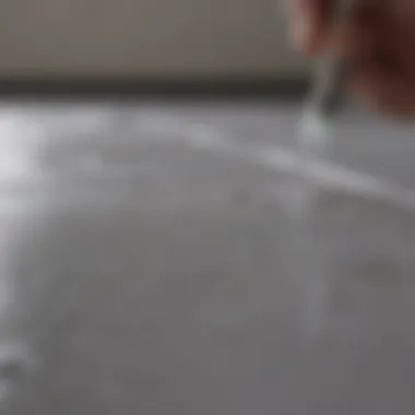 Common solvents to dissolve silicone caulk