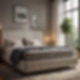 A well-designed bedroom featuring a 60x80 mattress