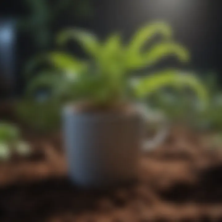 Plants sensitive to coffee grounds