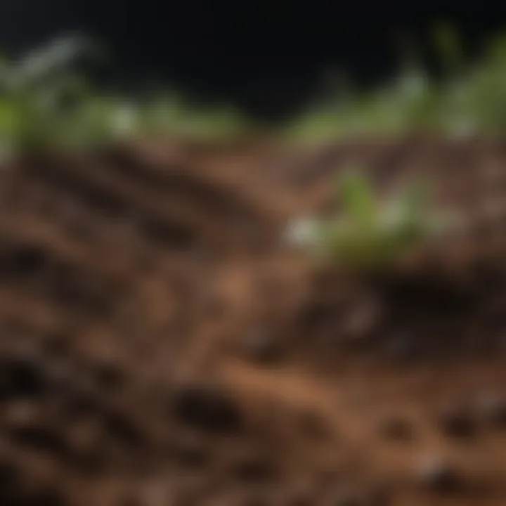 Ground coffee affecting soil health