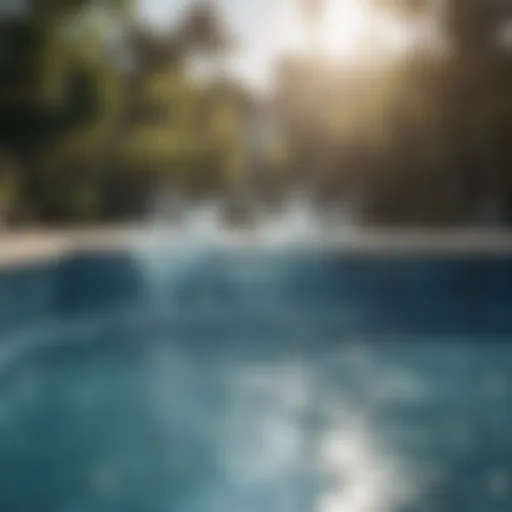 Chemical imbalance in swimming pool water