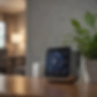 Exploring Modern Smart Thermostats A modern smart thermostat with a digital display