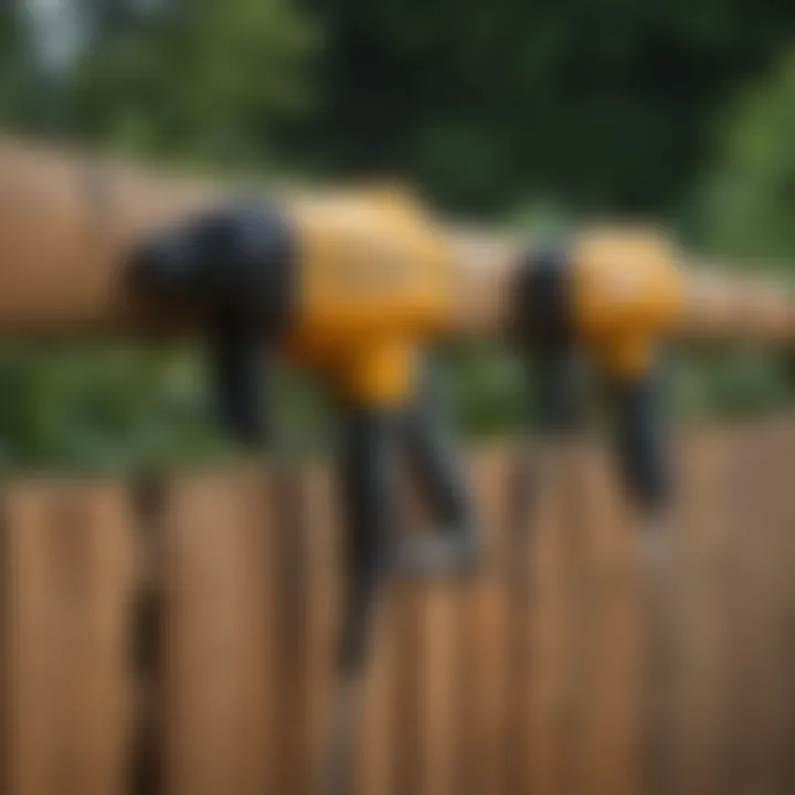 An array of different garden fence sprayers, highlighting various designs and functionalities.