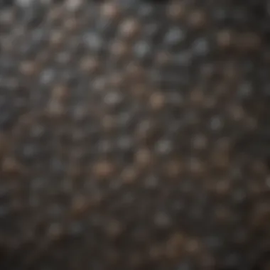 Unique Materials for Wall Enhancement Close-up of unique materials for wall enhancement
