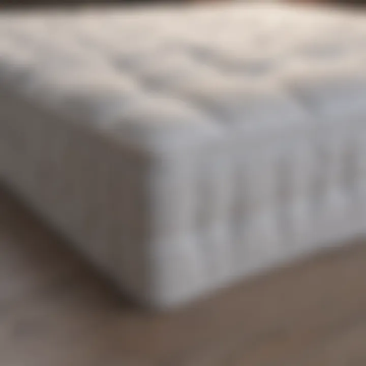 Illustration demonstrating thickness options for mattress toppers
