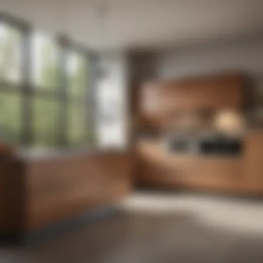 A beautifully designed prefab cabinet showcased in a modern kitchen setting